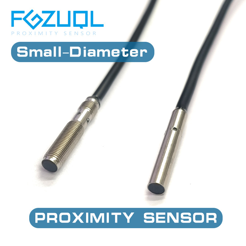 Sakelar Sensor Proksimitas Diameter Kecil 4mm M5 Induksi logam 12-24VDC Jarak deteksi: 1.2mm