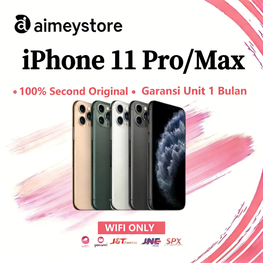 IPhone 11 PRO/11 PRO MAX WIFI ONLY Game/Live 64GB 128GB 256GB Bekas Second Original Mulus Fullset