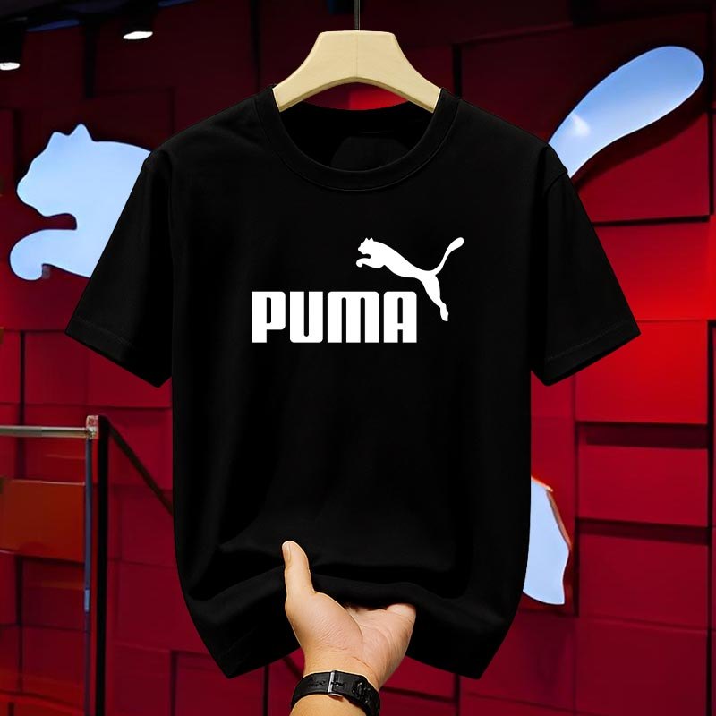 T-shirt PUMA Pria Original Sport Style Kaos Fashion Casual Harian