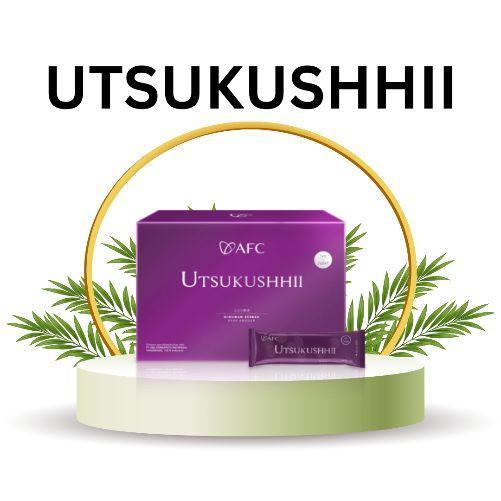 AFC Utsukushhii Gold Suplemen Salmon DNA dari Jepang 28 Sachet BPOM Original - Utsukushii Gold