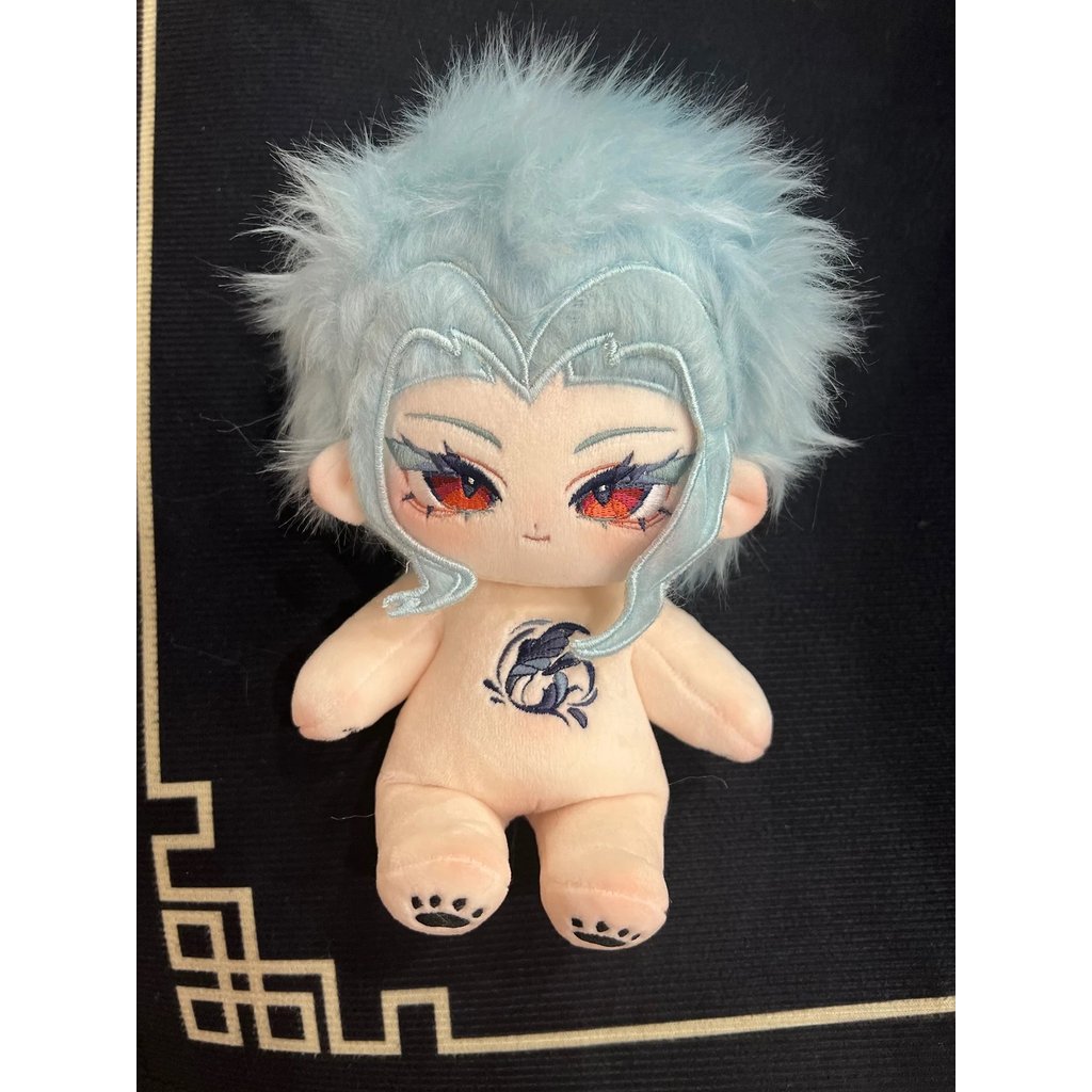 In Stock 20cm Genshin Impact Dottore Dolls Comic Doll Cushions Pillows Fans Gift Plush Naked Doll