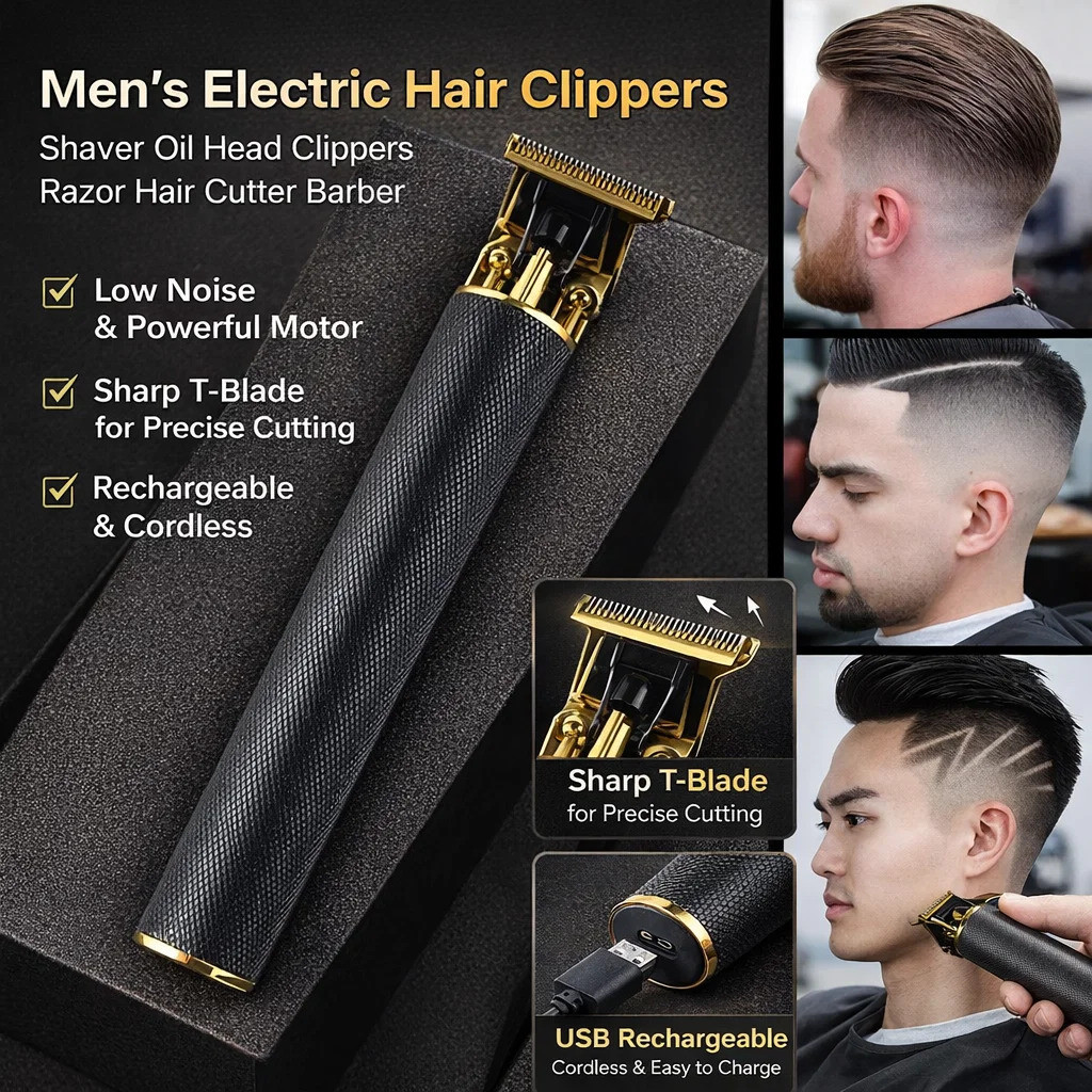 Alat Cukur Rambut Elektrik Pria Alat Cukur Potong Rambut/alat Cukur Rambut/alat Cukur Kepala Alat Cu