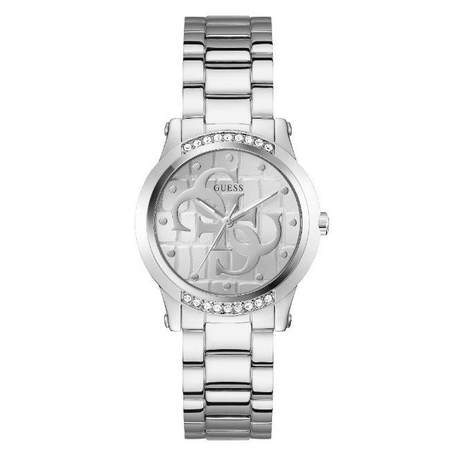GUESS-ANNETTE GUESS Ladies Silver Tone Analog Watch