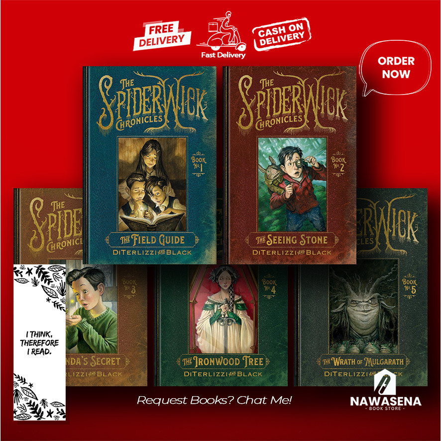 The Spiderwick Chronicles (5 book series) by Tony DiTerlizzi (English)