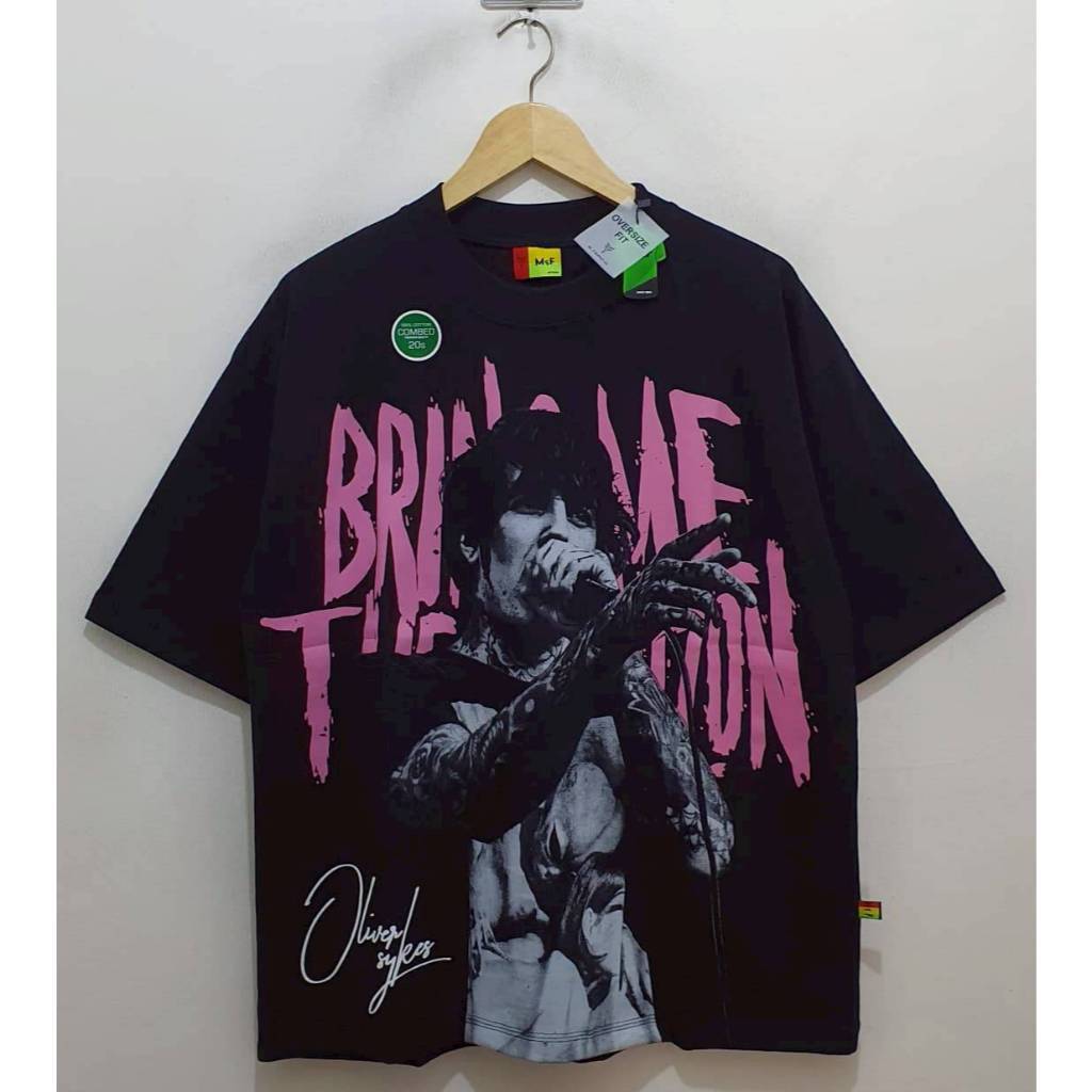 OVERSIZE KAOS T-SHIRT MUSIC BMTH BRING ME THE HORIZON DROWN