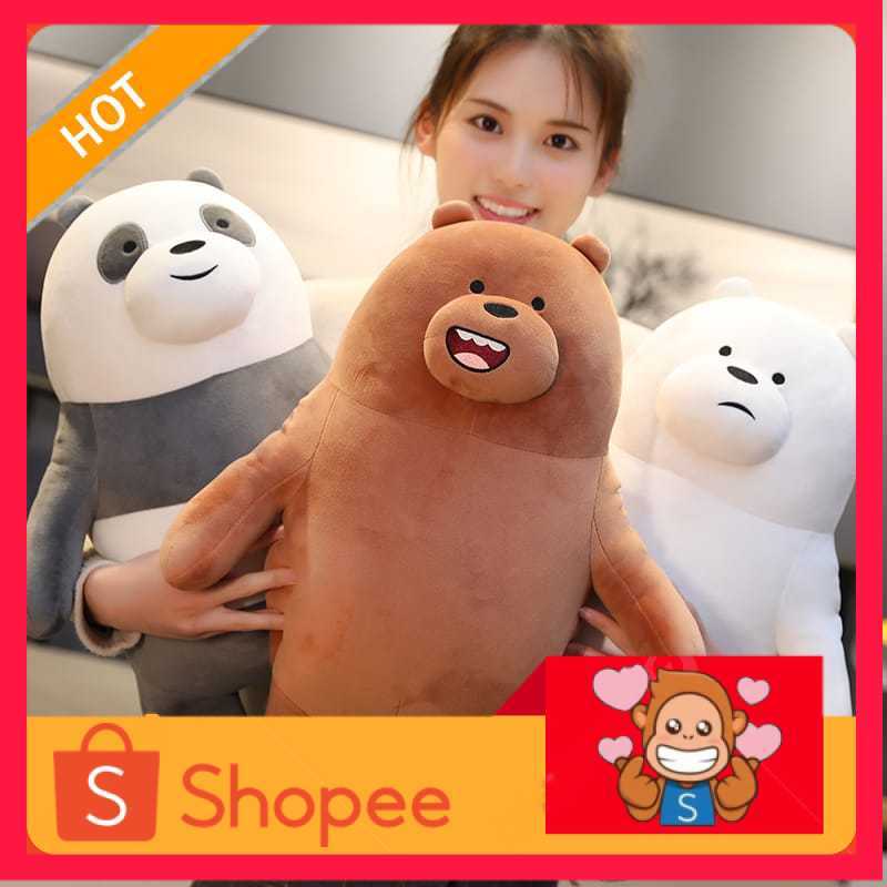 Boneka We Bare Bears Panda Beruang Bear We Bare Bears, Boneka We Bear Bares Berdiri, Standing WBB