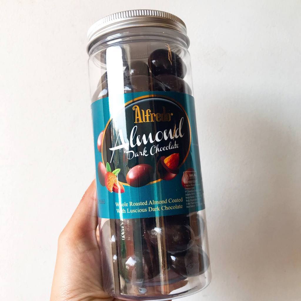Coklat Alfredo Almond Dark 280gr