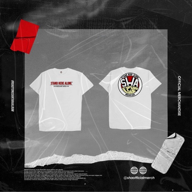 (Kaos) SHA WHITE LOGO