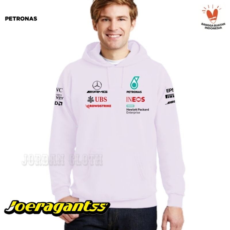 Hoodie Jaket Sweater Team F1 Petro nas Amg Mercedes Racing
