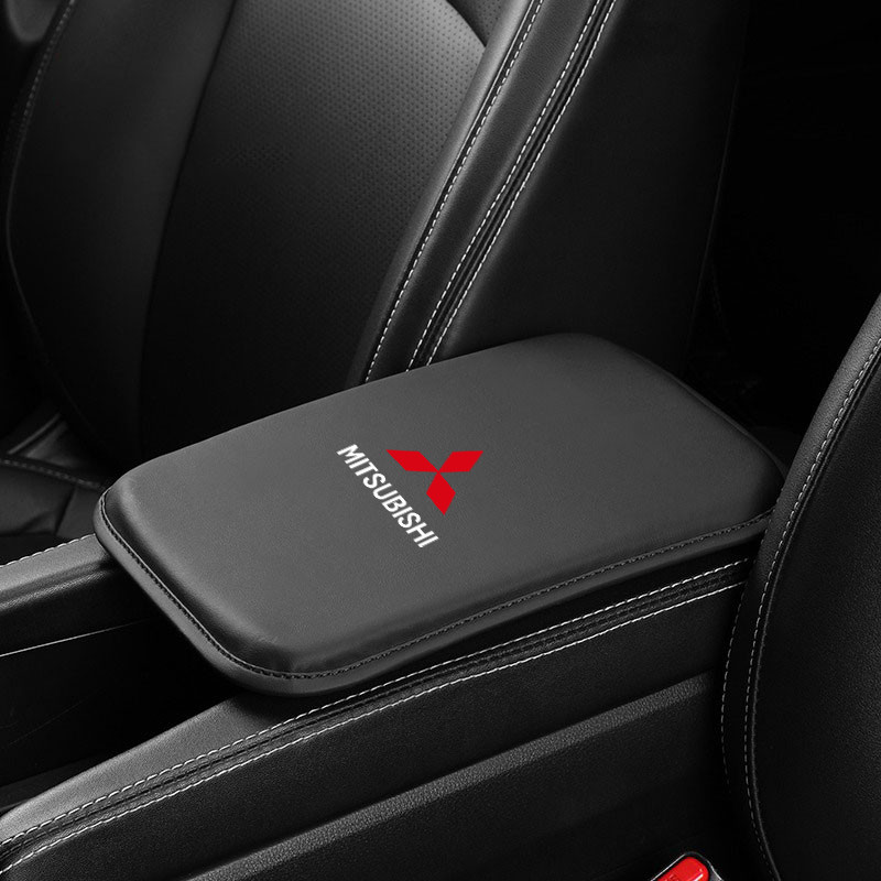 1PC Car Armrest Box Pad Mats Auto Center Console Cover Fit for Mitsubishi Outlander ASX Fortis Lance