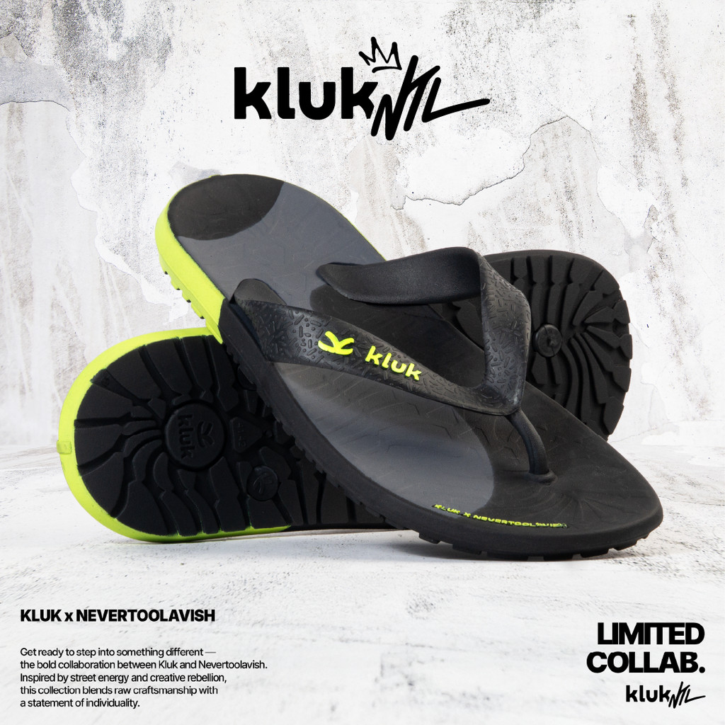 [KLUK X NTL] Sandal Jepit Pria - Marvick Ethereal - Anatomic Premium Sandal | Limited Collab "Nevert