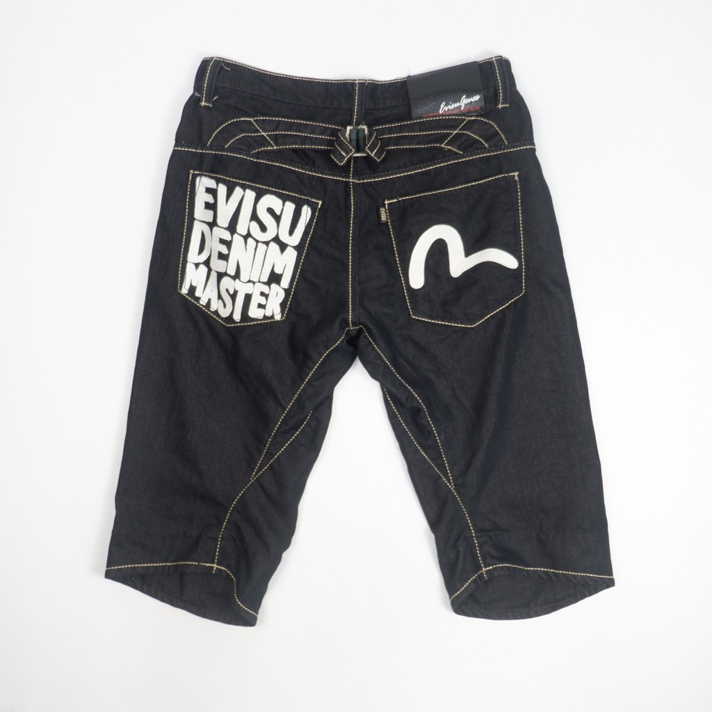 Evisu Genes Graphic Pocket Denim Shorts – Preloved