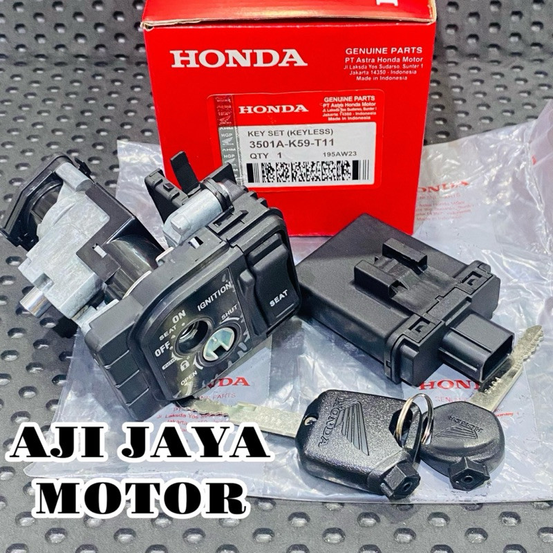 Kunci Kontak set Plus Remote modul Vario 150 Old Lama 2015 - 2018