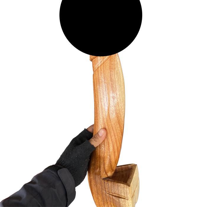 ASBAK LOLOK BALI/ASBAK LOLOK JUMBO/ASBAK UNIK KHAS BALI/ASBAK ROKOK - Putih