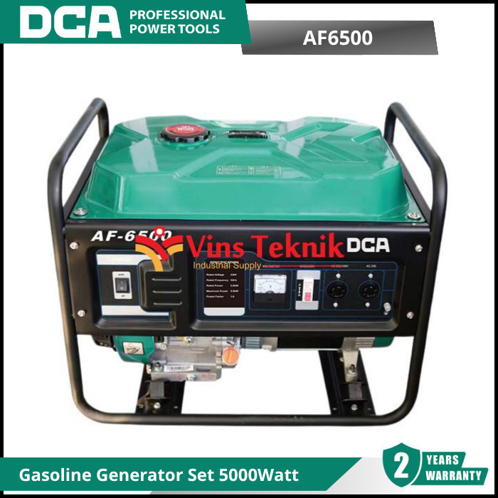 DCA AF6500 Mesin Genset Bensin Gasoline Generator Set 5000Watt AF 6500