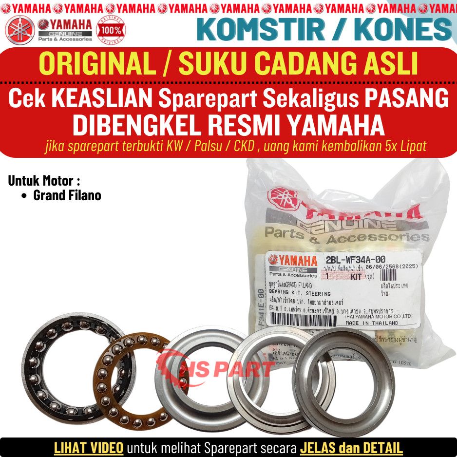 Komstir Comstir Kones Grand Filano Original Yamaha 100% 2BL-WF34A-00