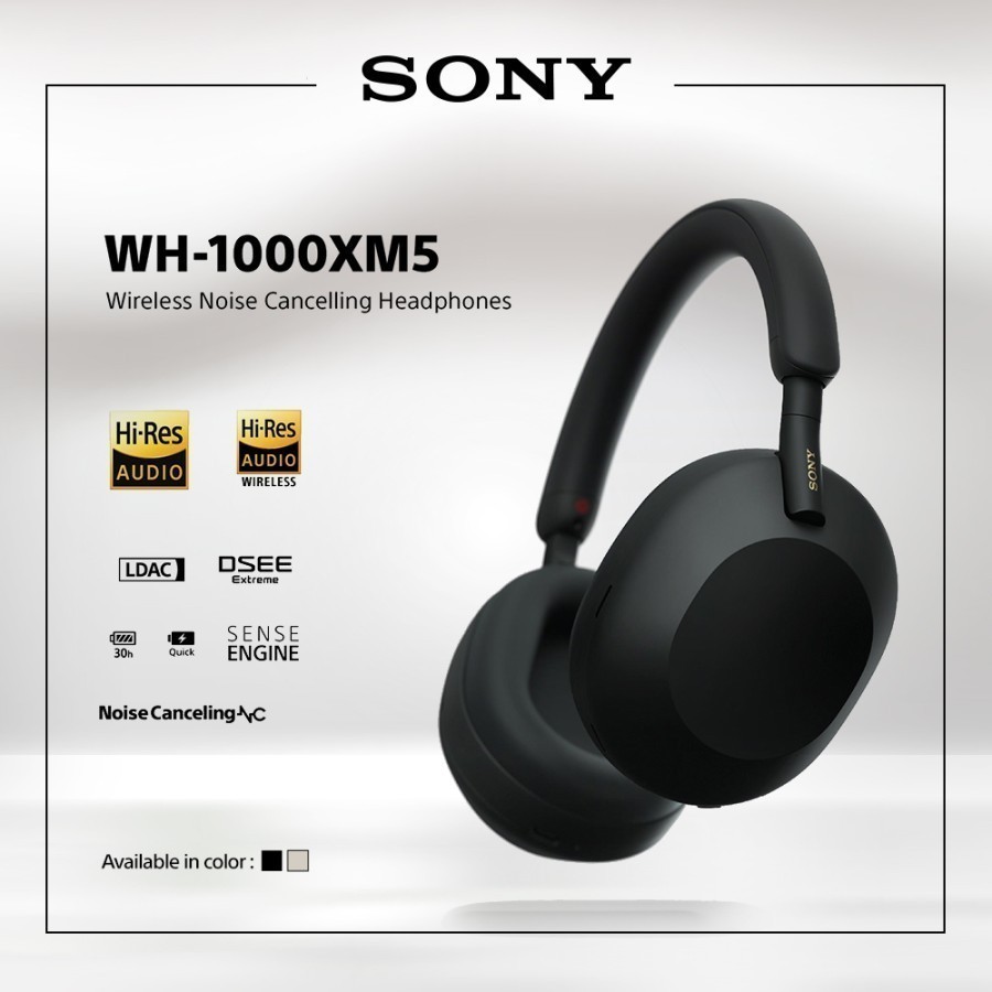 Sony WH-1000XM5 / WH1000XM5 / WH1000 XM5 Noise Cancelling Headphone