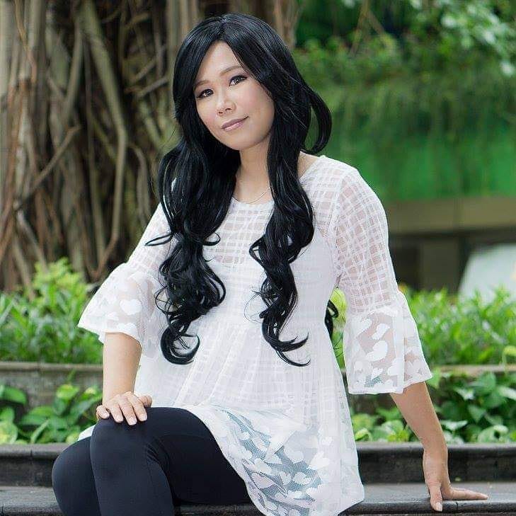 Wig Panjang Gelombang Poni Samping Nina 65cm