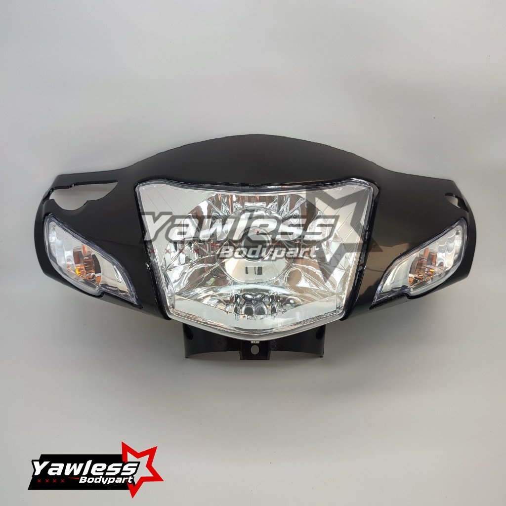 Batok supra fit new / batok lampu supra fit new hitam -  batok depan fit new