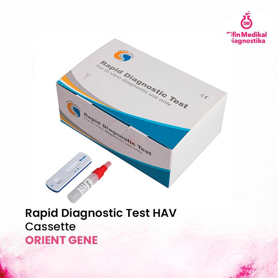 Orient Gene Rapid Diagnostic Test HAV Cassette - Tes Cepat Imunokromatografi untuk Deteksi Antibodi 