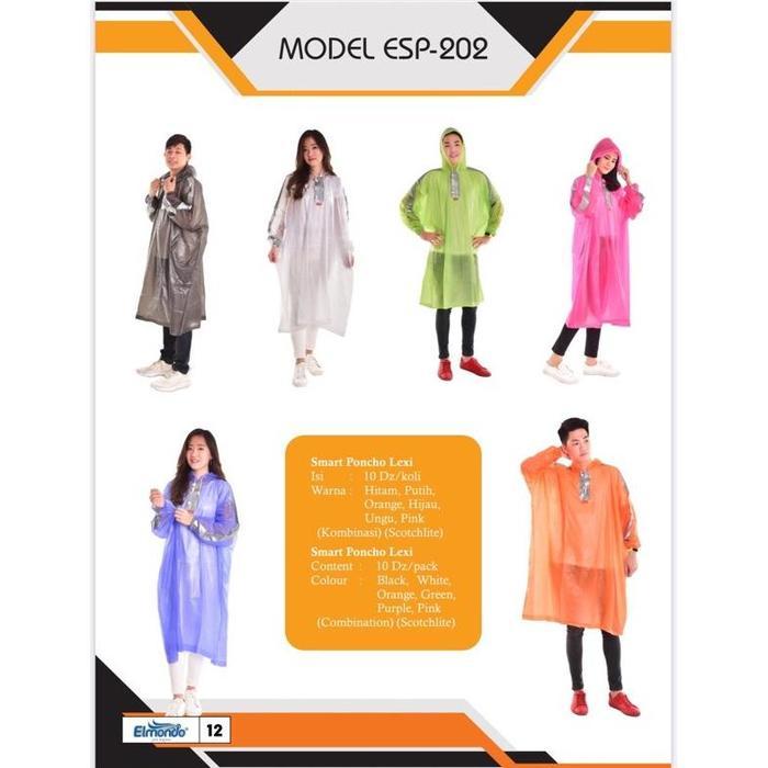 Termurah jas hujan elmondo lexi 202- PONCHO LEXI