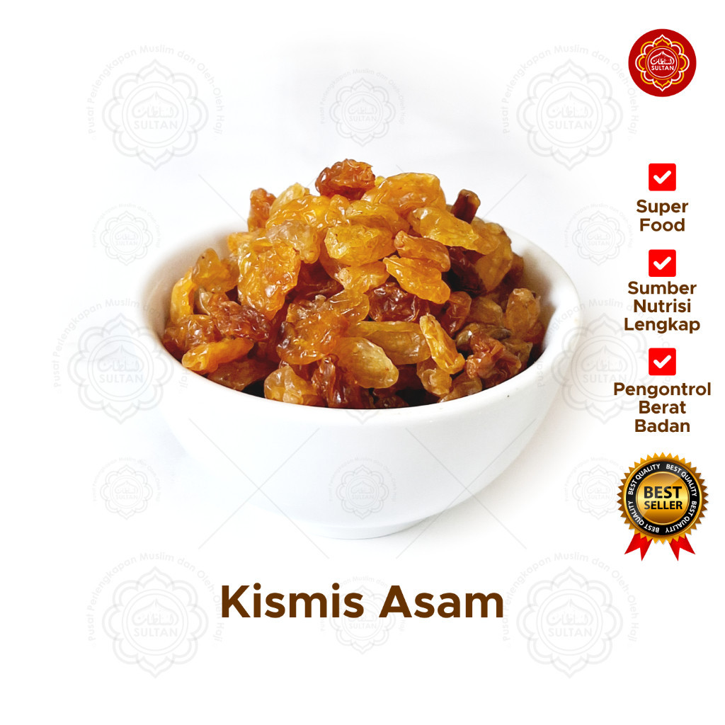Kismis Arab Premium Asam Manis 1kg Kismis Madu Buah Kering Oleh Oleh Umroh Haji