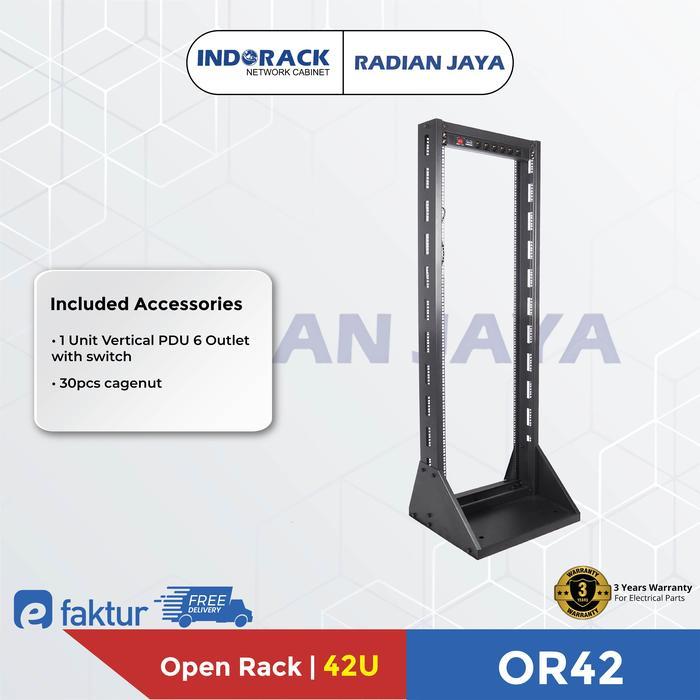 INDORACK Open Rack Server 19" OR42, 42U