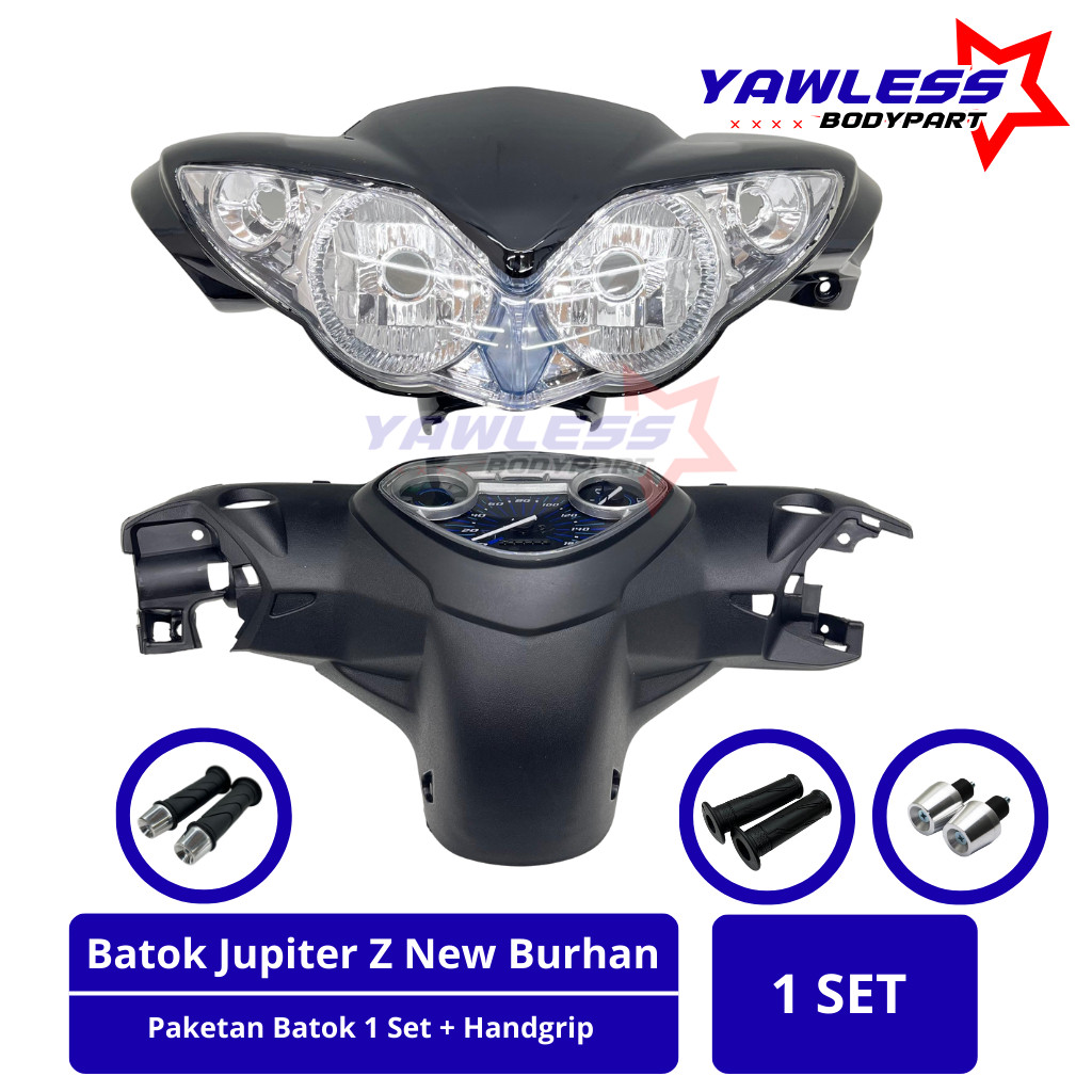 Batok Jupiter Z burhan warna Hitam + Mika Speedometer Jupiter Z Burhan