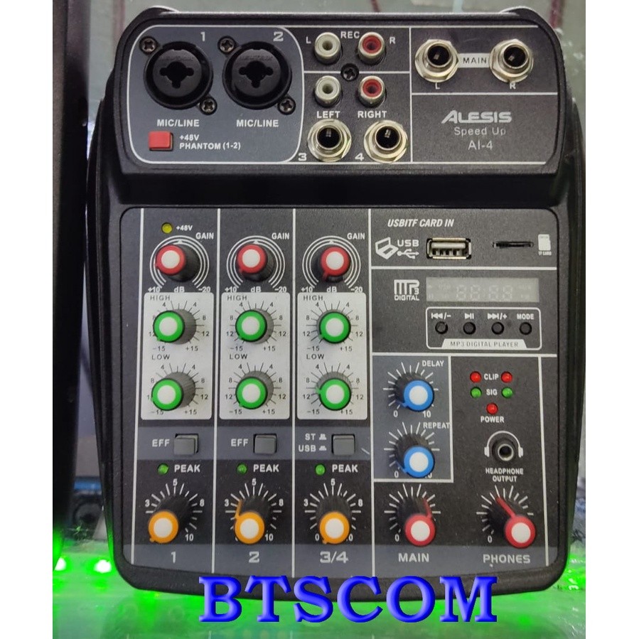 MIXER AUDIO ALESIS SPEED UP AL4 / ALESIS AL 4 ( BT, USB , RECORDING)