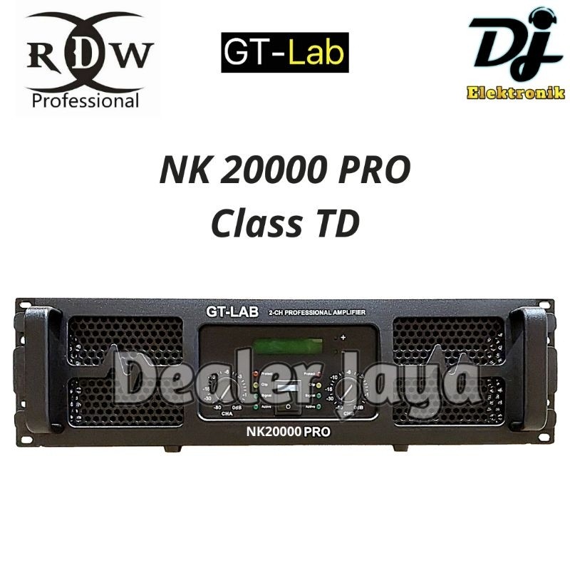 Power Amplifier GT Lab RDW NK 20000 PRO / NK20000 PRO - 2 channel