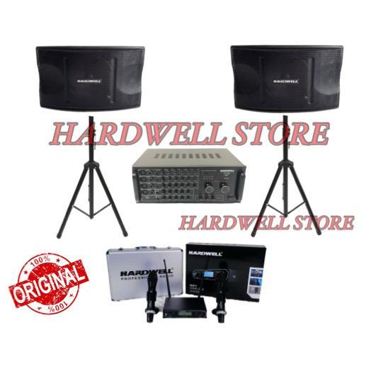 Paket Karaoke Sound System Hardwell Original Speaker 12 Inch (Paket 7)