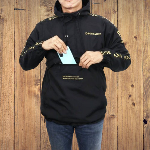 HERBERTSHOP jaket Parasut Cagoule Waterproof unisex- jaket waterproof jaket cagoule pria - cagoule p