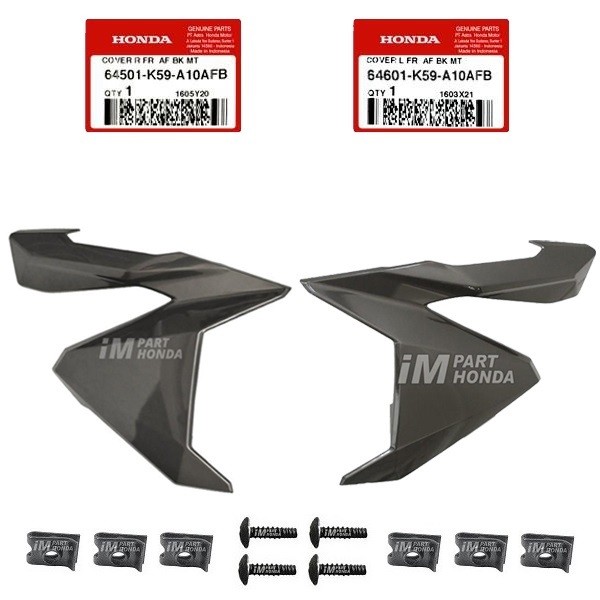 [KHUSUS KARGO HEMAT & REG] 64501-K59-A10AFB 64601-K59-A10AFB Cover Sayap Kanan Kiri Vario 125 150 LE