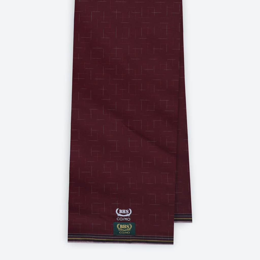 Sarung BHS Original 100% Asli | Sarung BHS Cosmo Gold Motif K26 PRB SJ Merah