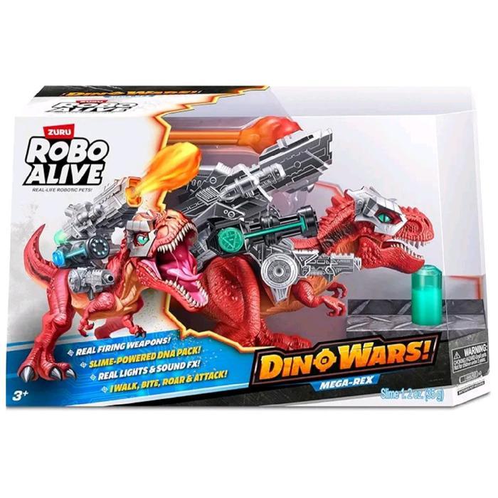 Zuru Robo Alive Dino Action Real Life Robotic Pets Dino Wars Mega Rex