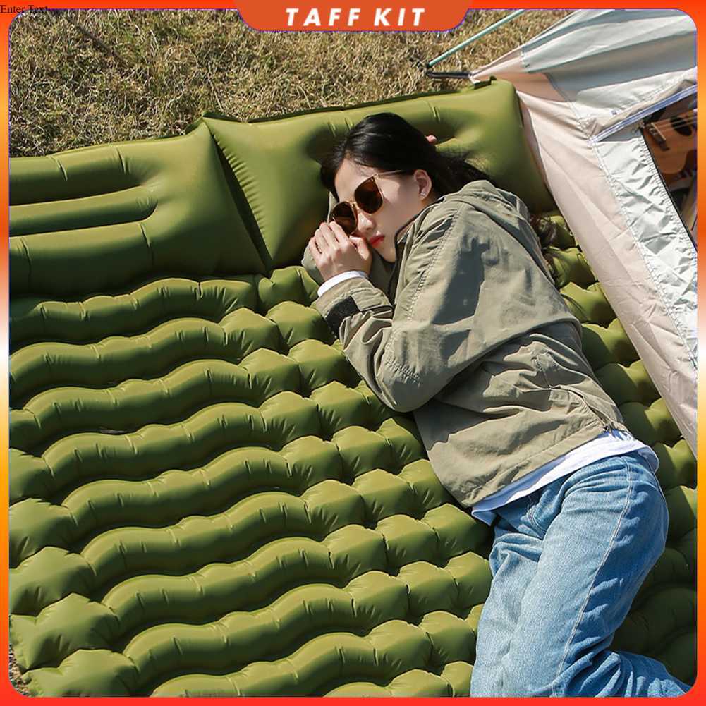 HUANQ Kasur Matras Angin Manual Sleeping Pad Waterproof Double - HQ-200