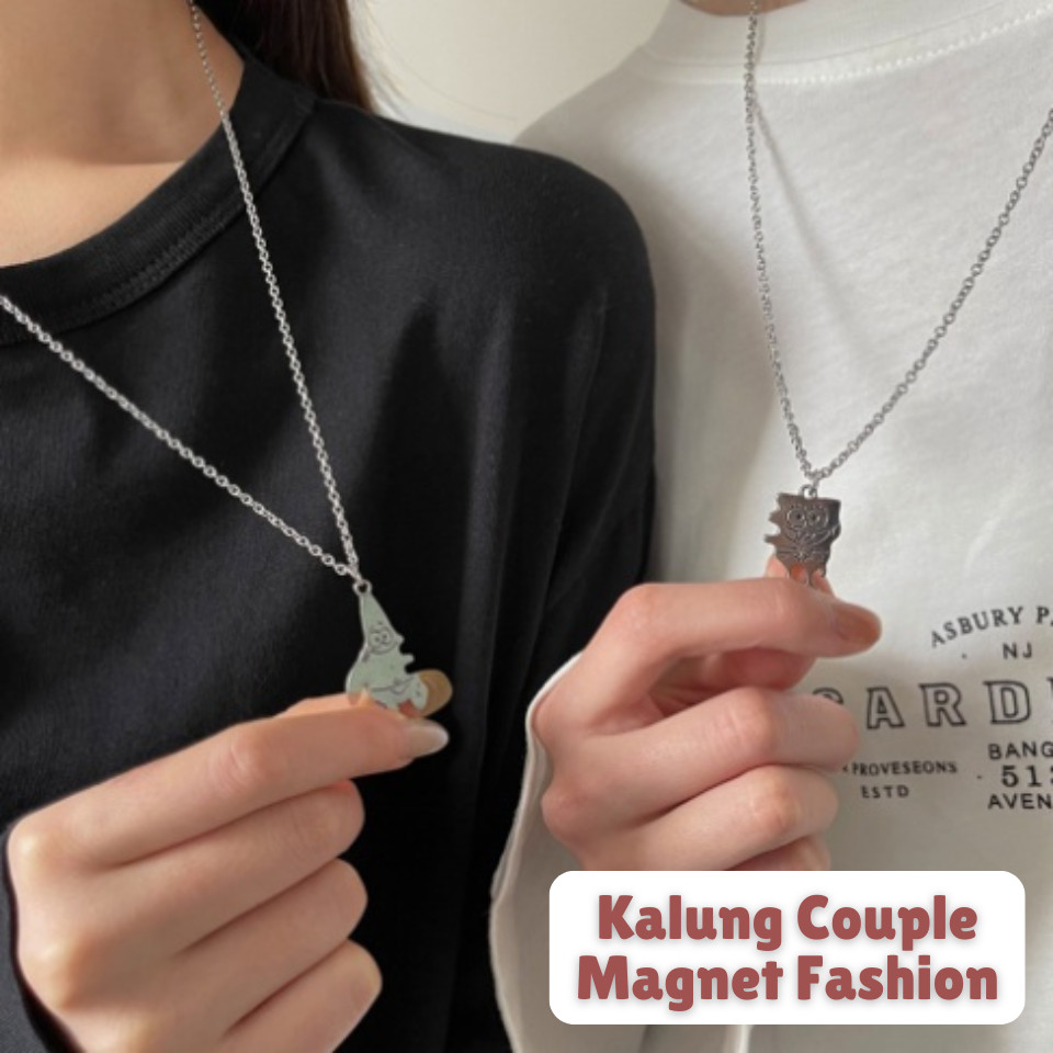 K5280 Bracelet Couple Magnet / Kalung Couple Fashion /  Kalung Best Friend / Kalung Pasangan Pria & 