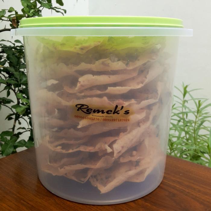 PROMO  Peyek 10 liter tanpa toples - teri