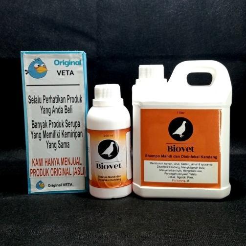 SHAMPO BIOVET VITAREST SAMPO BURUNG MERPATI DARA DISINFEKTAN KANDANG