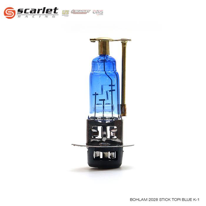 Scarlet Racing - Bohlam Lampu Depan Motor Stick Topi K1 Scarlet ONS - 2028 Motorcycle - 18Watt