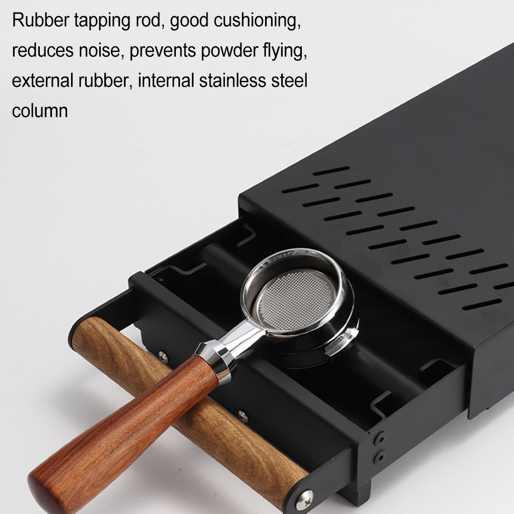 Metal Coffee Grounds Box Drawer Type Knock Case Storage Bucket Knocking Boxes Bar Grinngs Container 