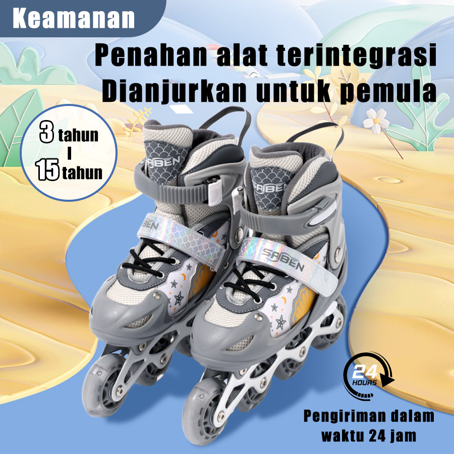 Matougui sepatu anak perempuan/sepatu roda anak perempuan/sepatu roda/sepatu roda dewasaa