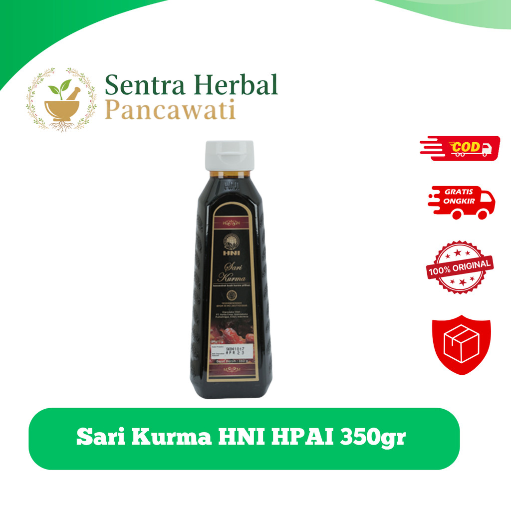 Sari Kurma HNI HPAI 350gr Original - Obat DBD & Penambah Trombosit Cepat & Alami