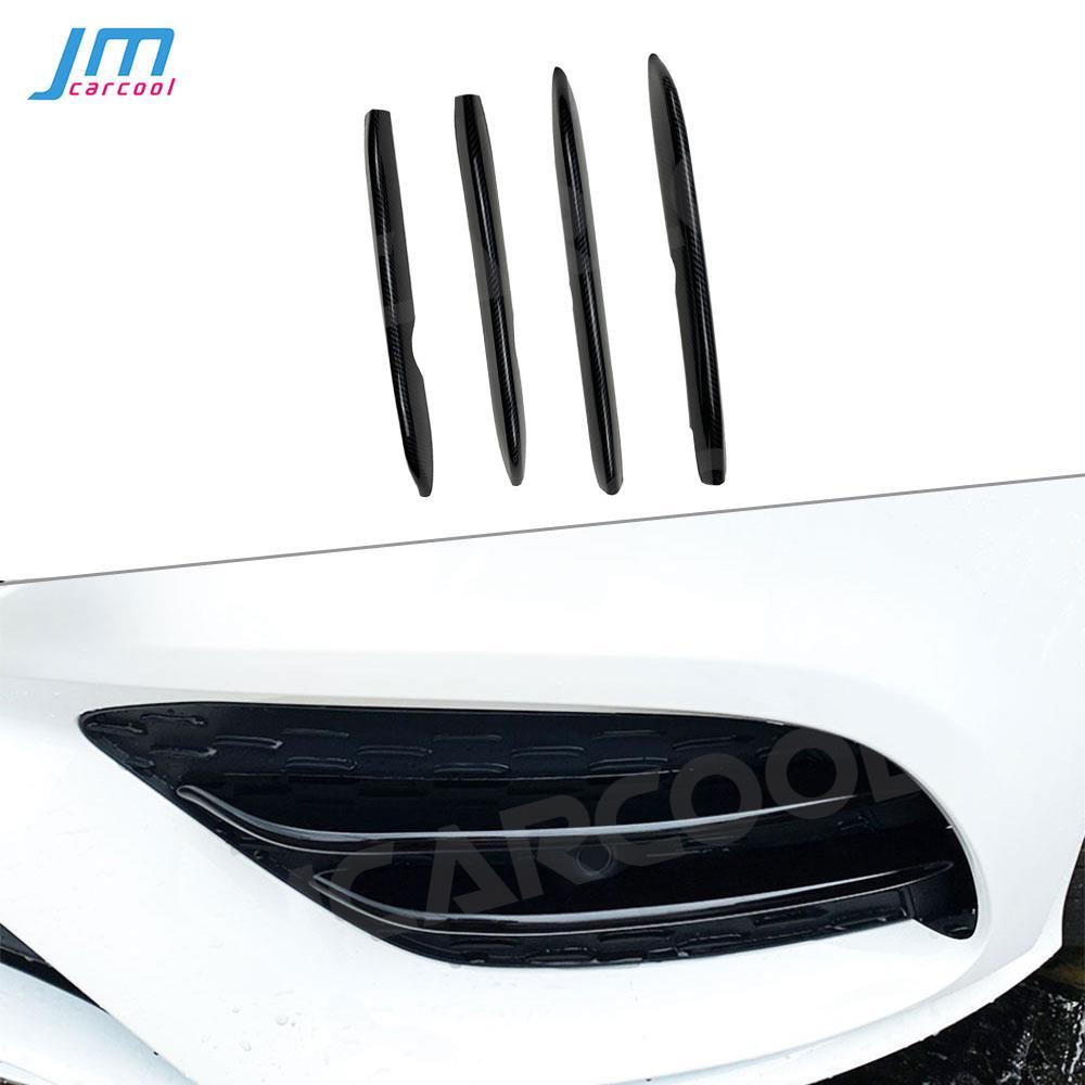 Dry Carbon Fiber Front Bumper Lip Foglamp Splitters for Mercedes Benz CLA Class W118 C118 CLA200 260