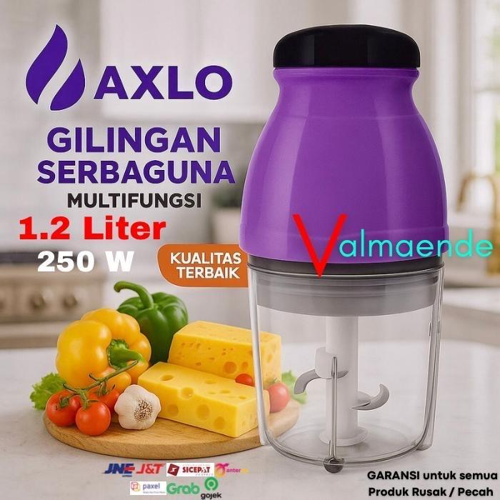 Blender Daging Chopper Listrik 4 Mata Pisau Stainless Steel SUS 304 Blender Kapsul AXLO 977 - AXLO 9