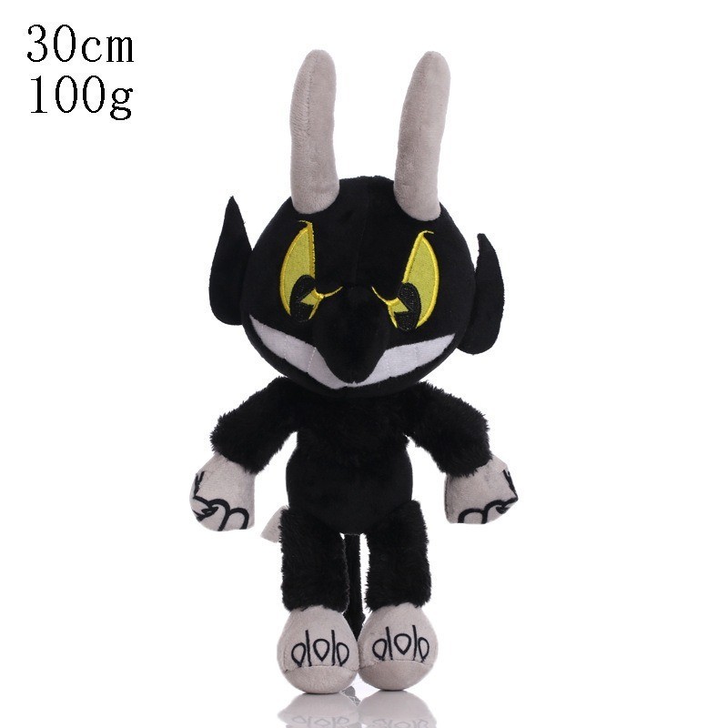 Hot 22-30cm Adventure Game Cuphead Plush Toys Mugman The Devil Legendary alice Plush Doll Soft Cuphe