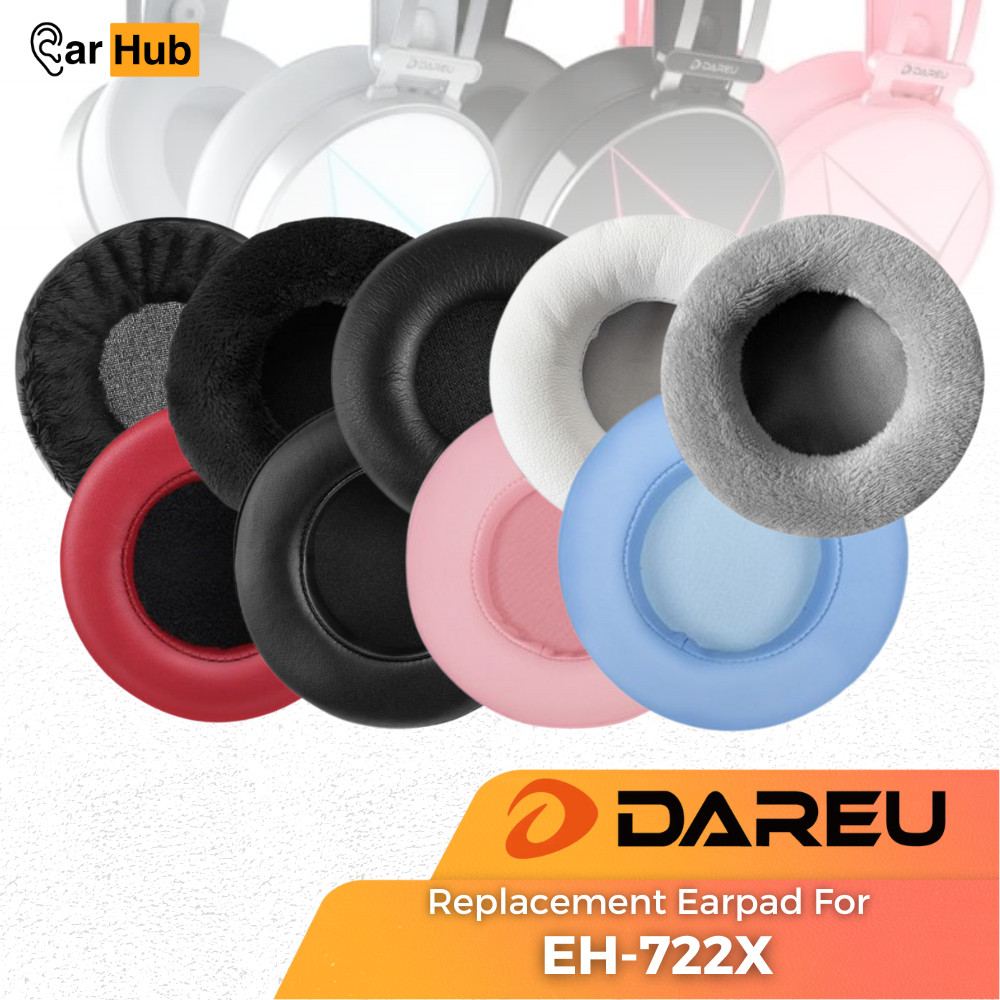 Earpad Ear Cushion Earcup Dareu EH-722X EH 722X EH722X Bantalan Pad Foam Busa
