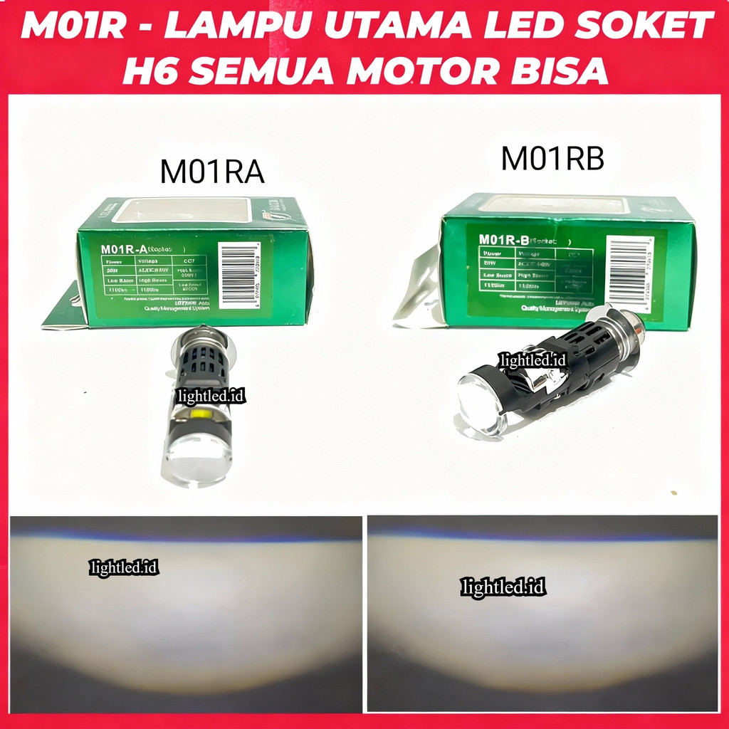 Lampu Utama RTD RAYON H6 M01R LED PNP Semua Motor H6 Lampu Depan LED H6 RTD