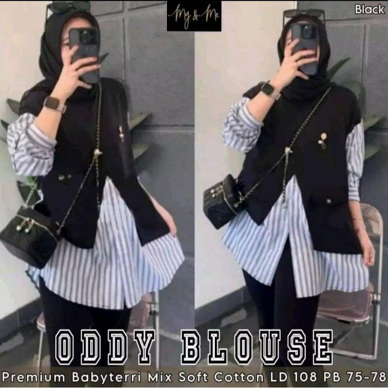 ODDY BLOUSE / BLOUSE WANITA / ATASAN KANTOR / KEMEJA KANTOR / BAJU HEALING / BAJU CEWEK / BUSANA MUS