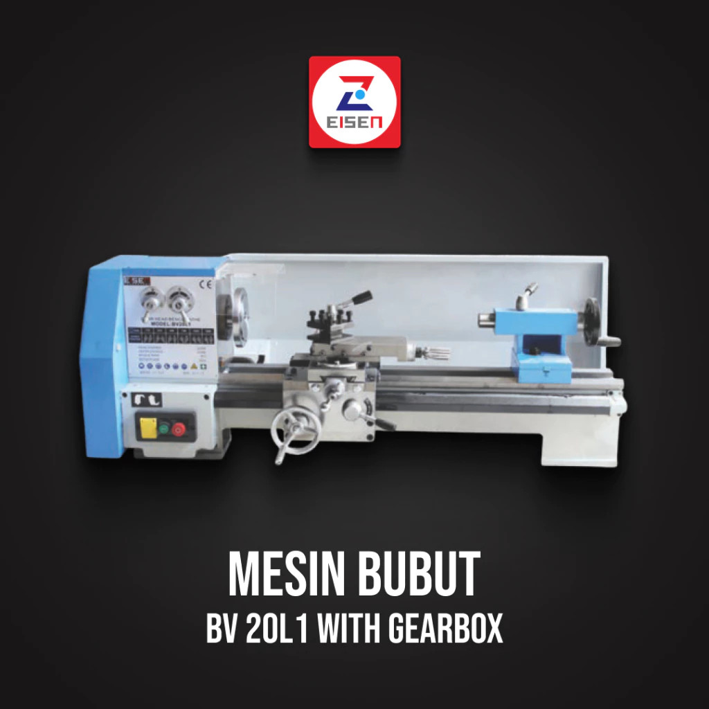 Mesin Bubut Besi EISEN BV20-1L (Bench Lathe)